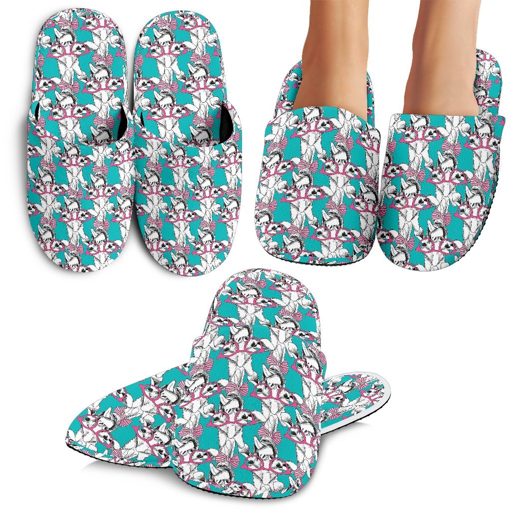 Giraffe Cartoon Pattern Print Premium Home Slippers-grizzshop