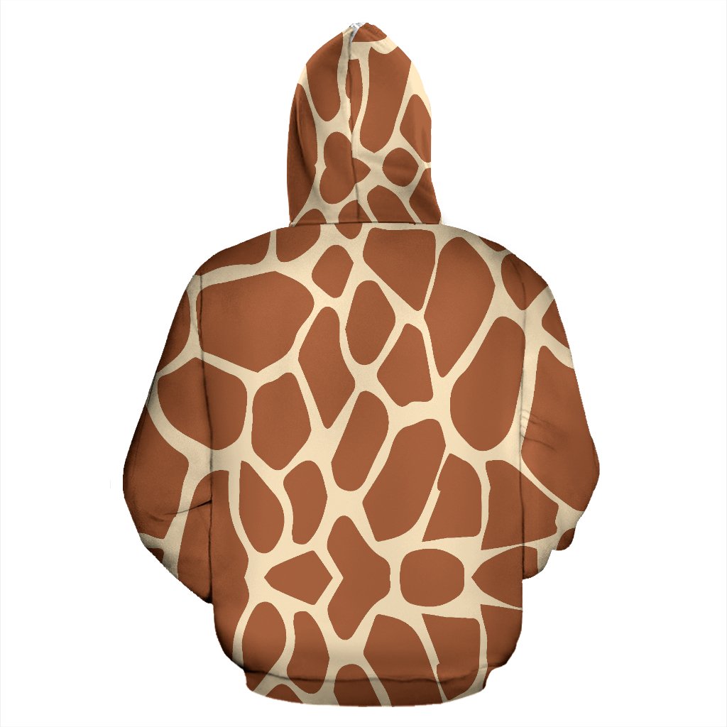 Giraffe Pattern Print Women Men Pullover Hoodie-grizzshop