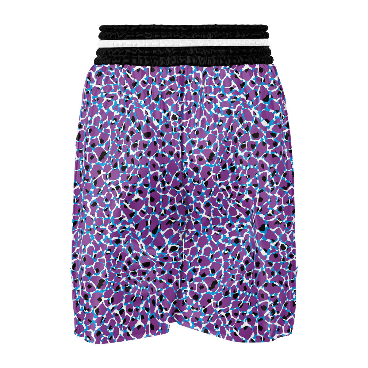 Giraffe Teal And Purple Print Pattern Boxing Shorts-grizzshop