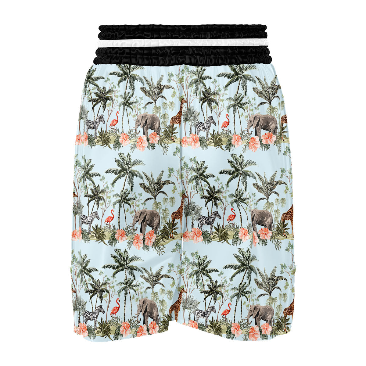 Giraffe Tropical Zebra Print Pattern Boxing Shorts-grizzshop