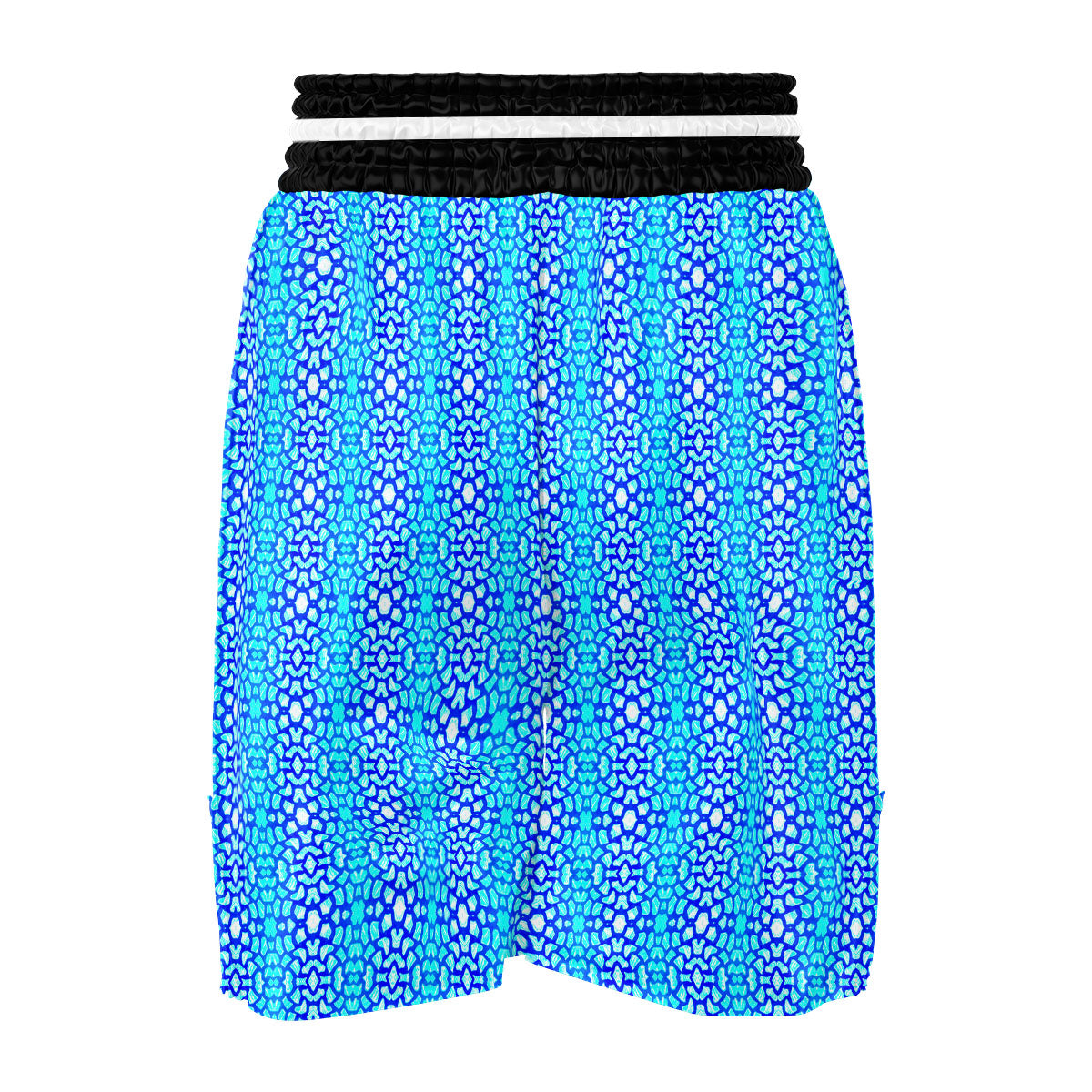 Giraffe Turquoise Print Pattern Boxing Shorts-grizzshop
