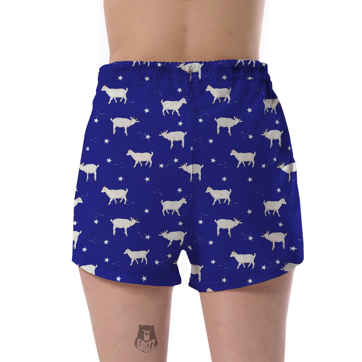 Goat Sheep Pattern Print Women's Shorts-grizzshop