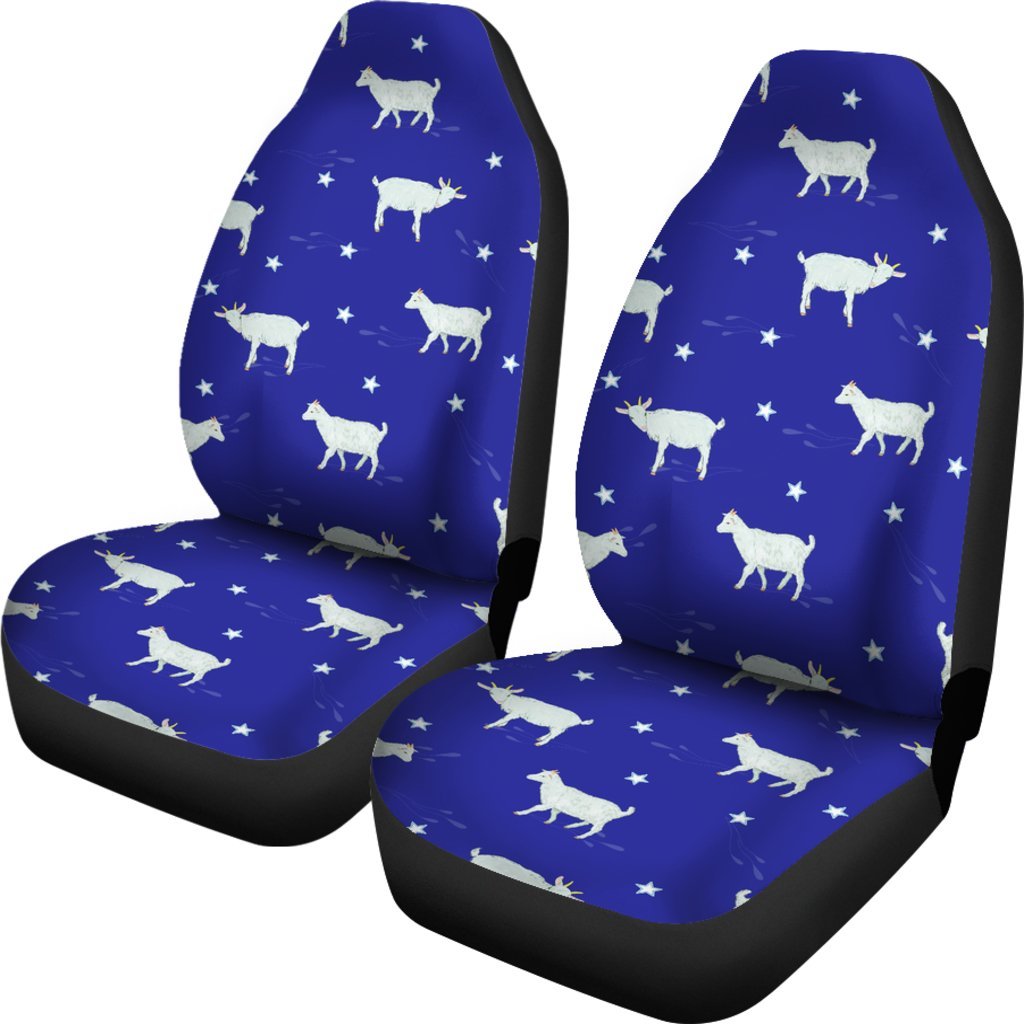 Goat Sheep Pattern Print Universal Fit Car Seat Cover-grizzshop