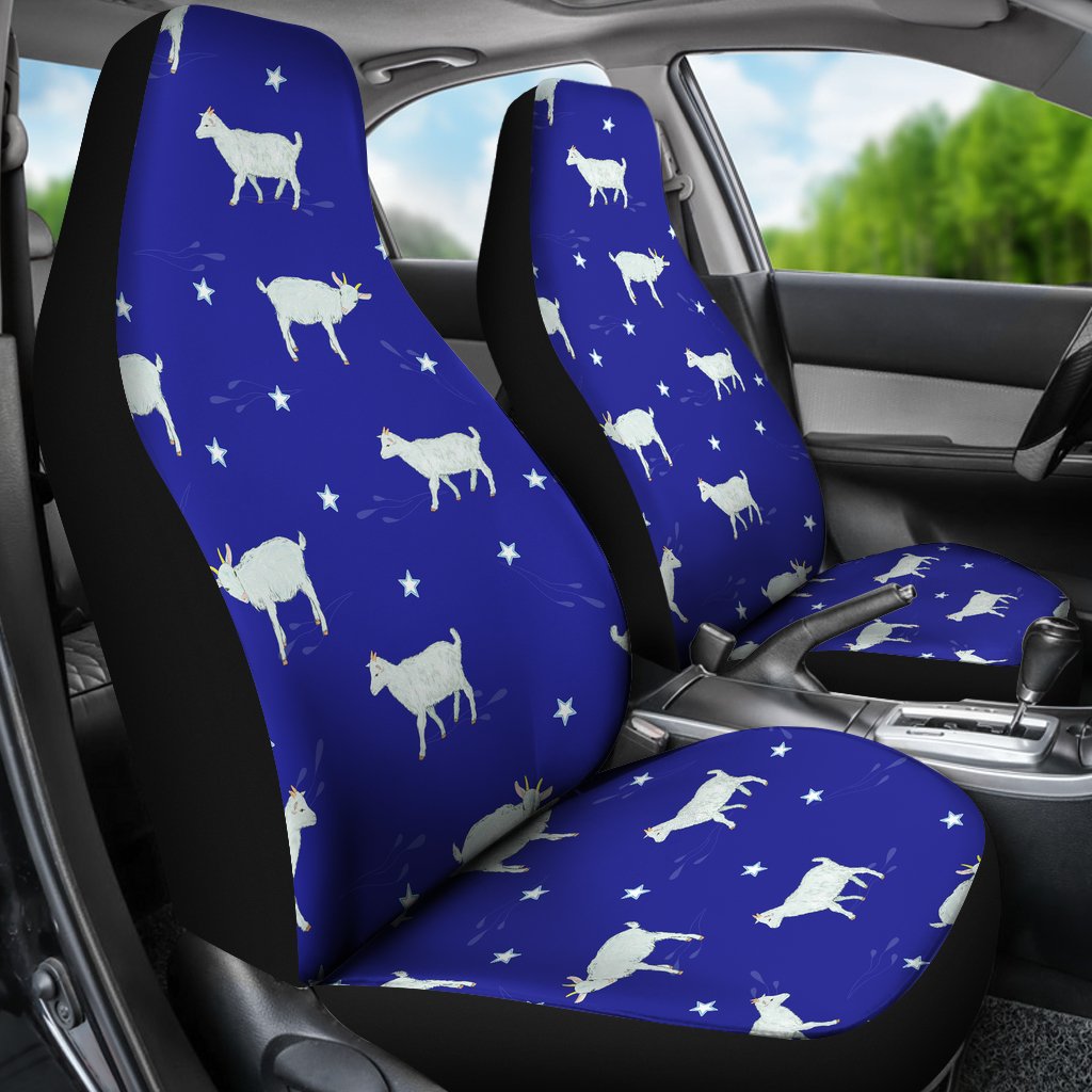 Goat Sheep Pattern Print Universal Fit Car Seat Cover-grizzshop
