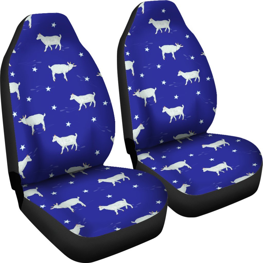 Goat Sheep Pattern Print Universal Fit Car Seat Cover-grizzshop