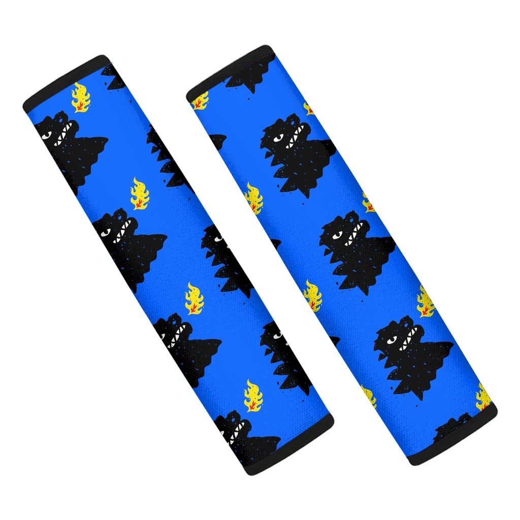 Godzilla Japanese Pattern Print Seat Belt Cover-grizzshop