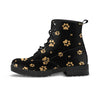 Gold Footprint Paw Women's Boots-grizzshop