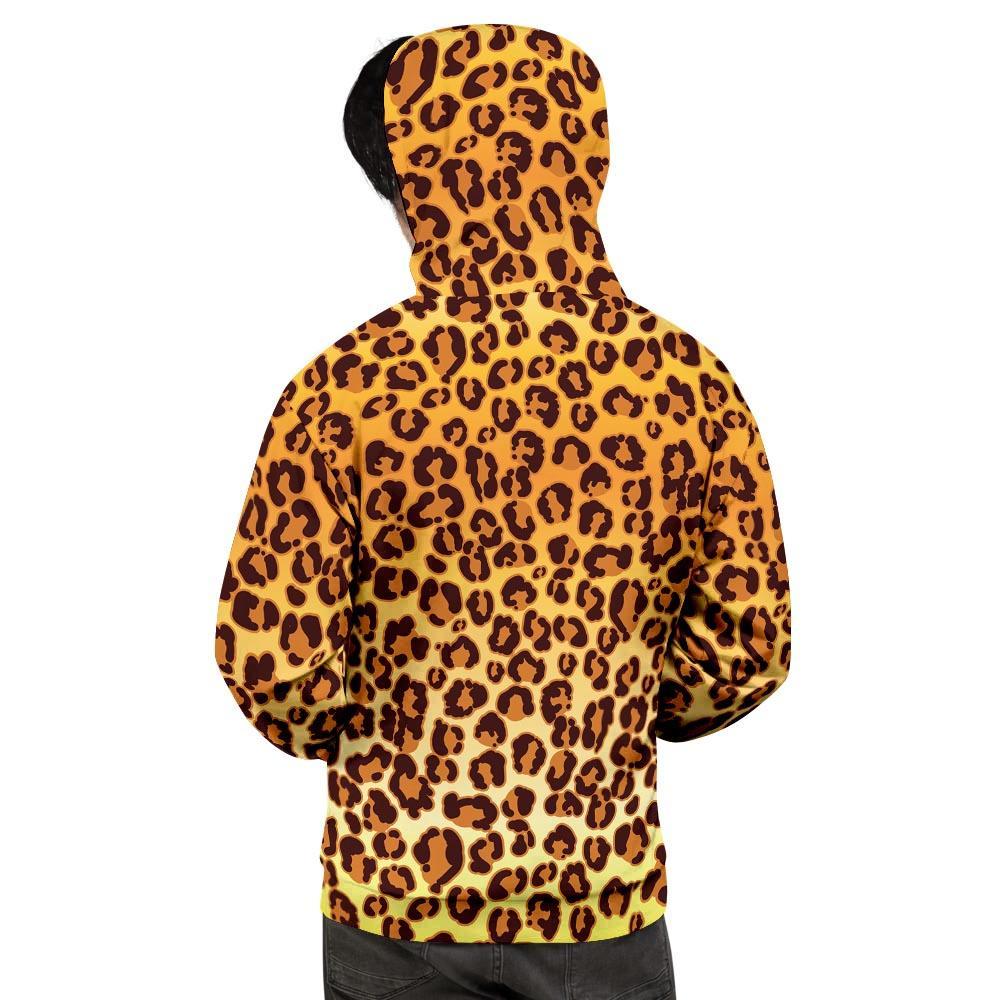 Gold Leopard Men's Hoodie-grizzshop