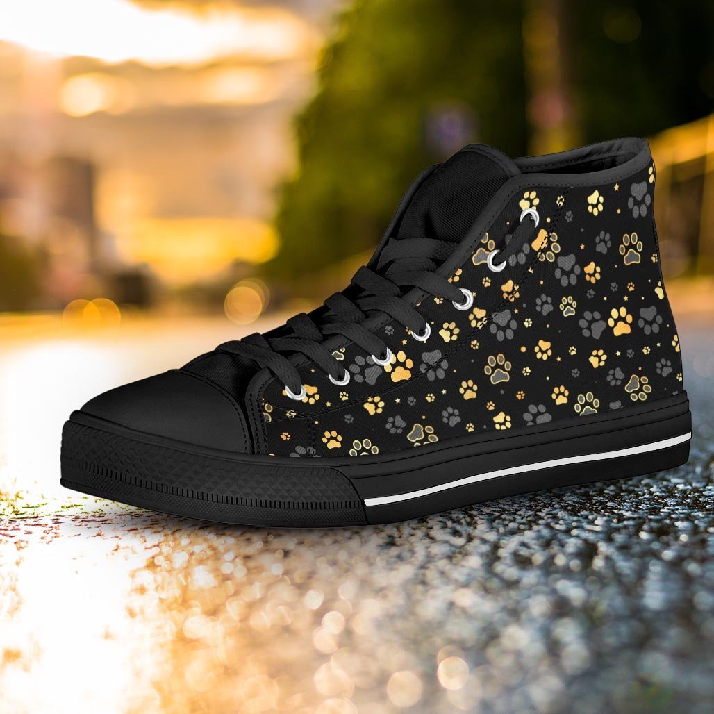 Gold Paw Women's High Top Shoes-grizzshop