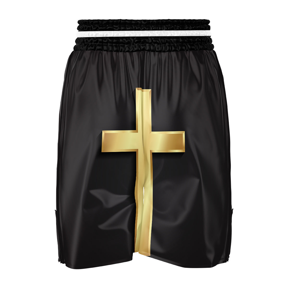Golden Cross Classic Print Boxing Shorts-grizzshop