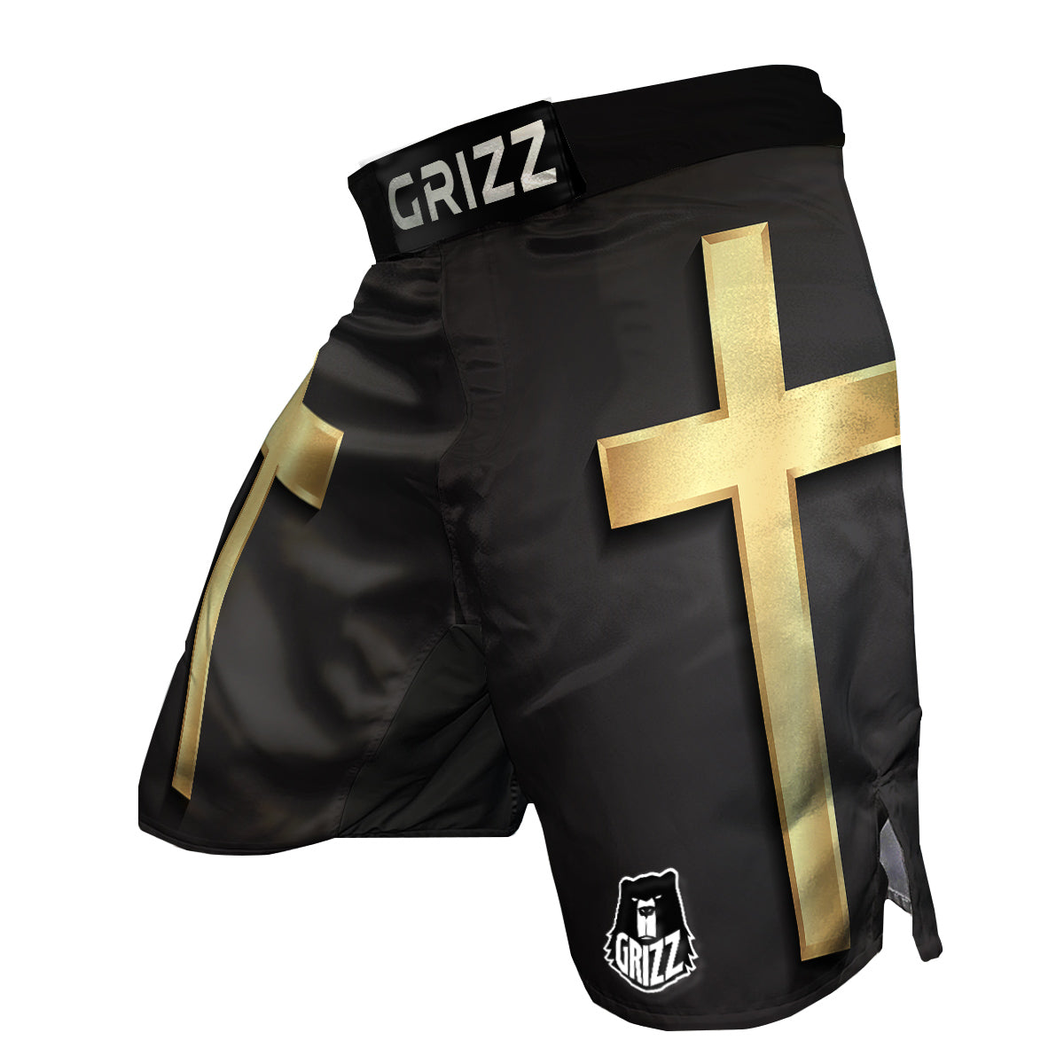 Golden Cross Classic Print MMA Shorts-grizzshop