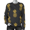 Golden Pineapple Print Sweatshirt-grizzshop