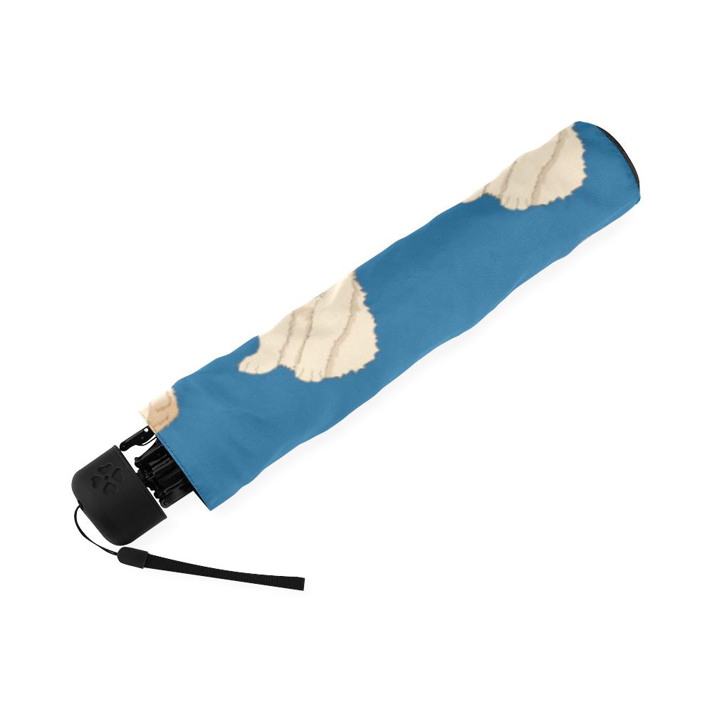 Golden Retriever Print Pattern Foldable Umbrella-grizzshop