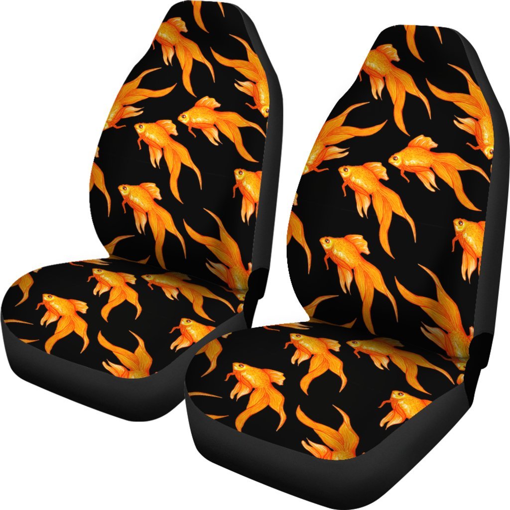 Goldfish Print Pattern Universal Fit Car Seat Cover-grizzshop