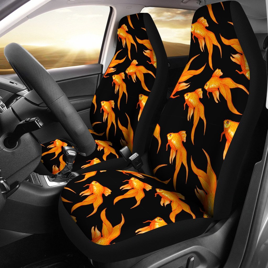 Goldfish Print Pattern Universal Fit Car Seat Cover-grizzshop