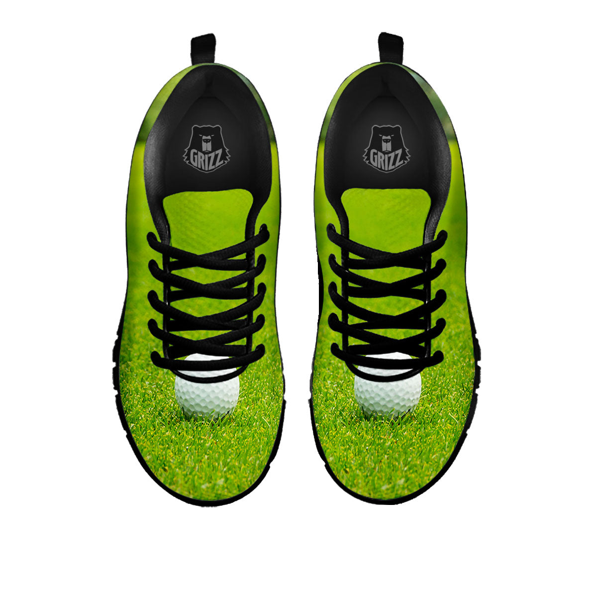 Golf Area Print Black Sneaker-grizzshop