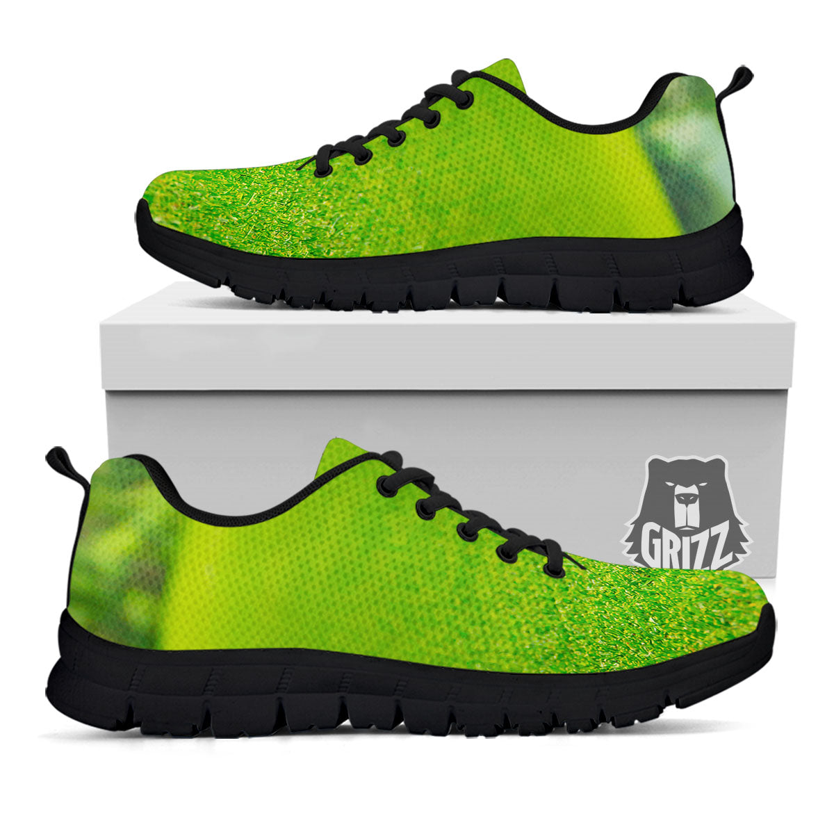 Golf Area Print Black Sneaker-grizzshop