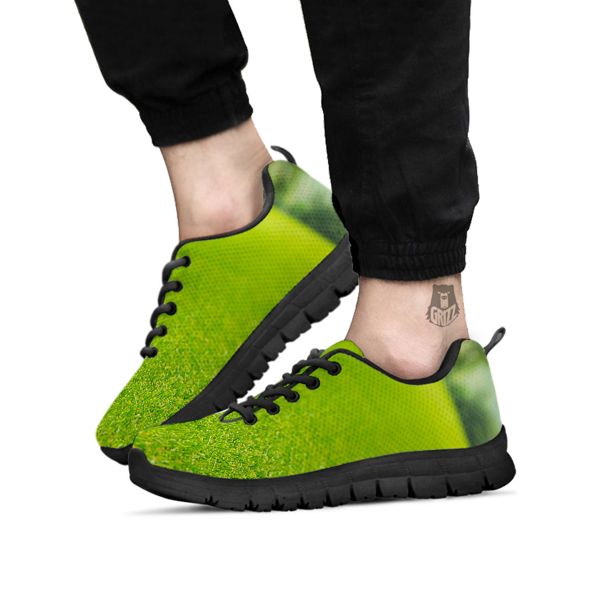 Golf Area Print Black Sneaker-grizzshop