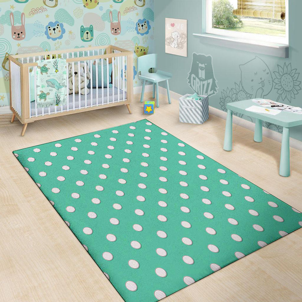 Golf Ball Print Pattern Floor Mat-grizzshop
