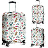 Golf Print Pattern Luggage Cover Protector-grizzshop