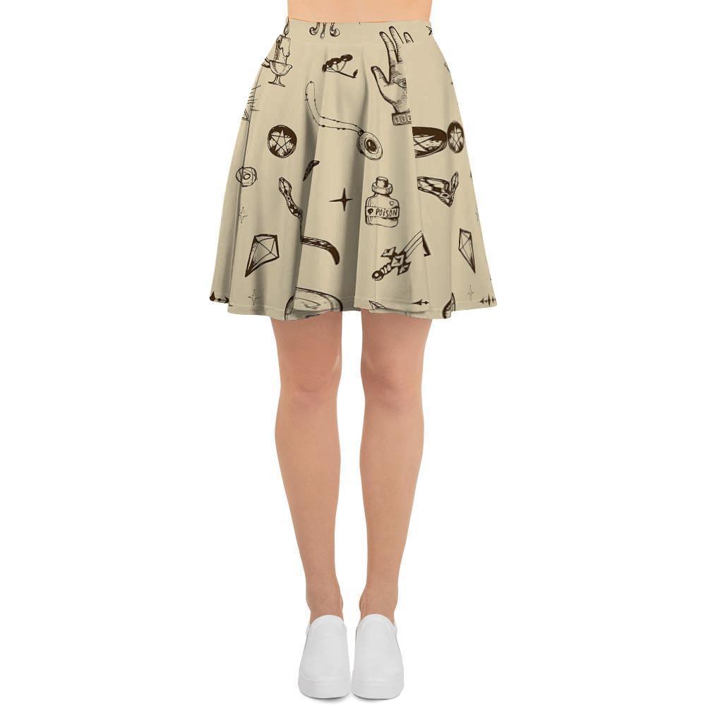 Gothic Witch Women's Skirt-grizzshop