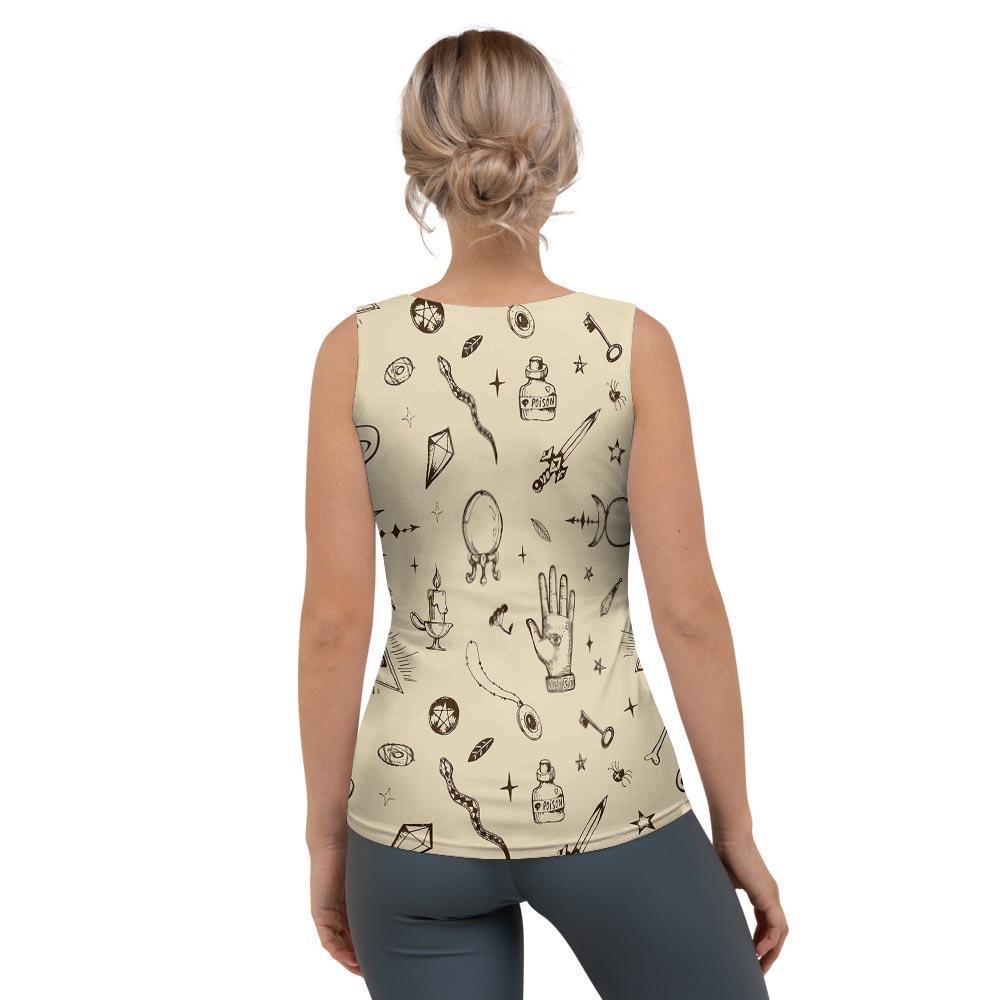 Gothic Witch Women's Tank Top-grizzshop