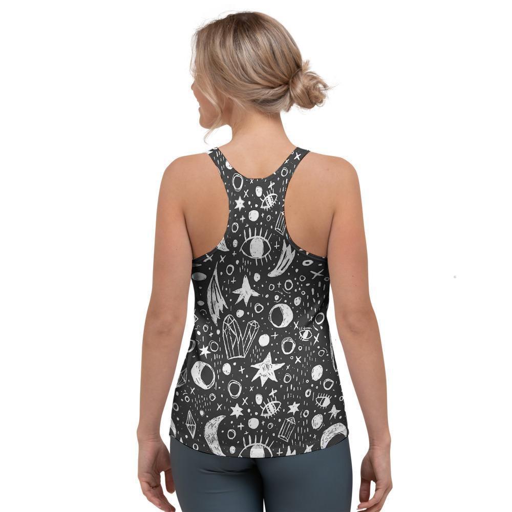 Gothic Witchcraft Women's Racerback Tank Top-grizzshop