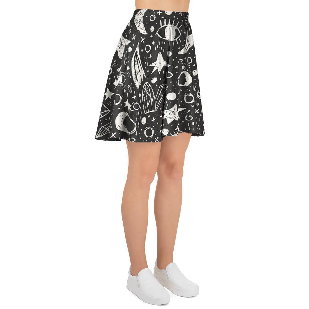 Gothic Witchcraft Women's Skirt-grizzshop