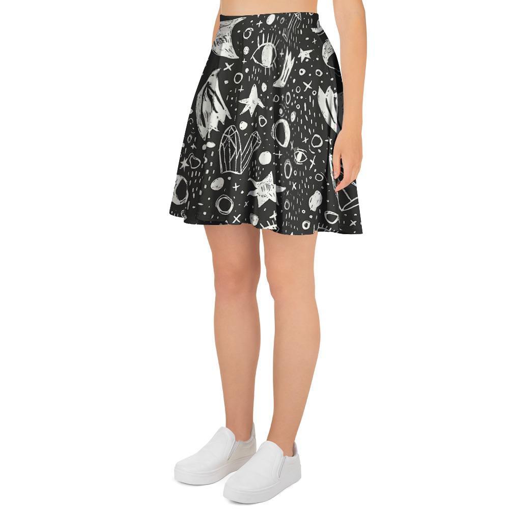 Gothic Witchcraft Women's Skirt-grizzshop