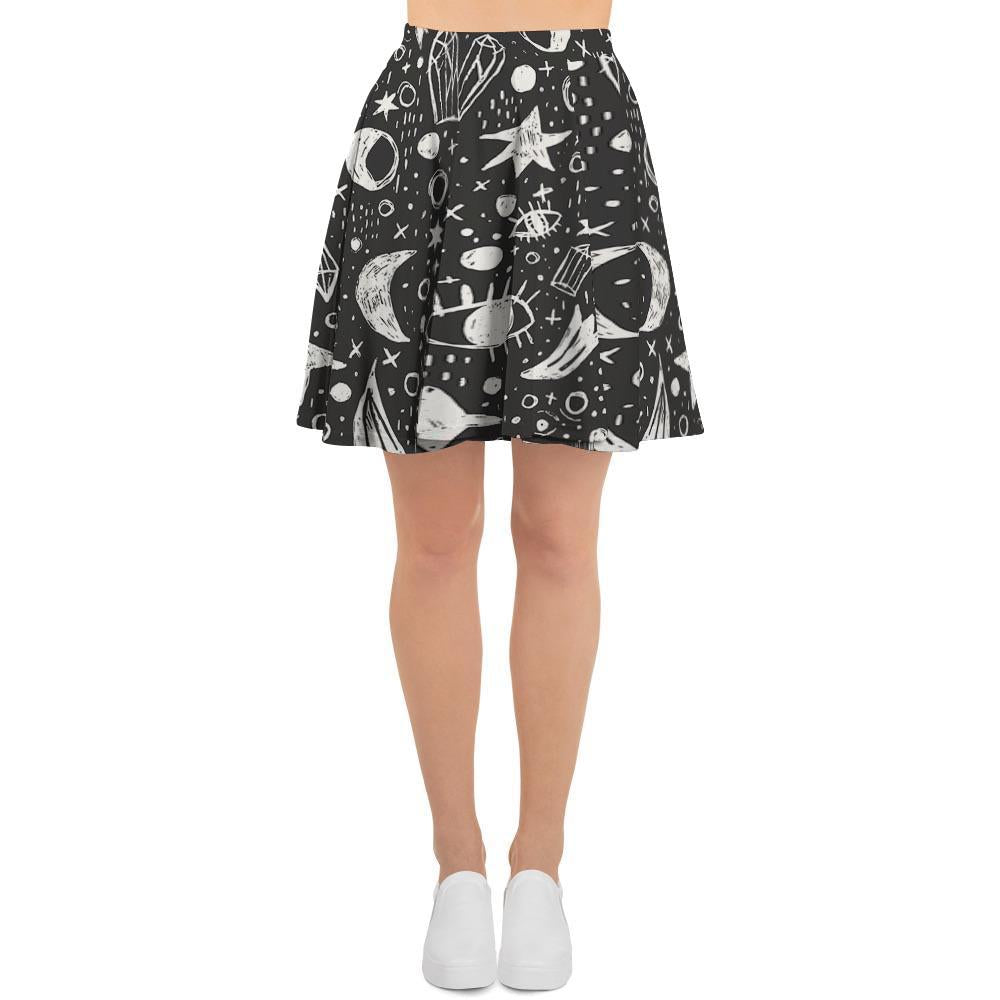 Gothic Witchcraft Women's Skirt-grizzshop