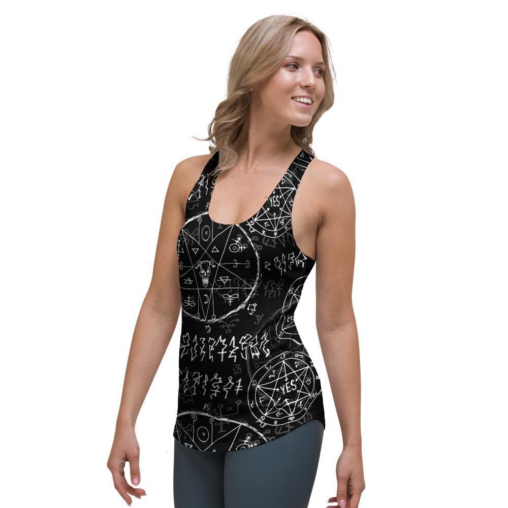 Gothic Women's Racerback Tank Top-grizzshop
