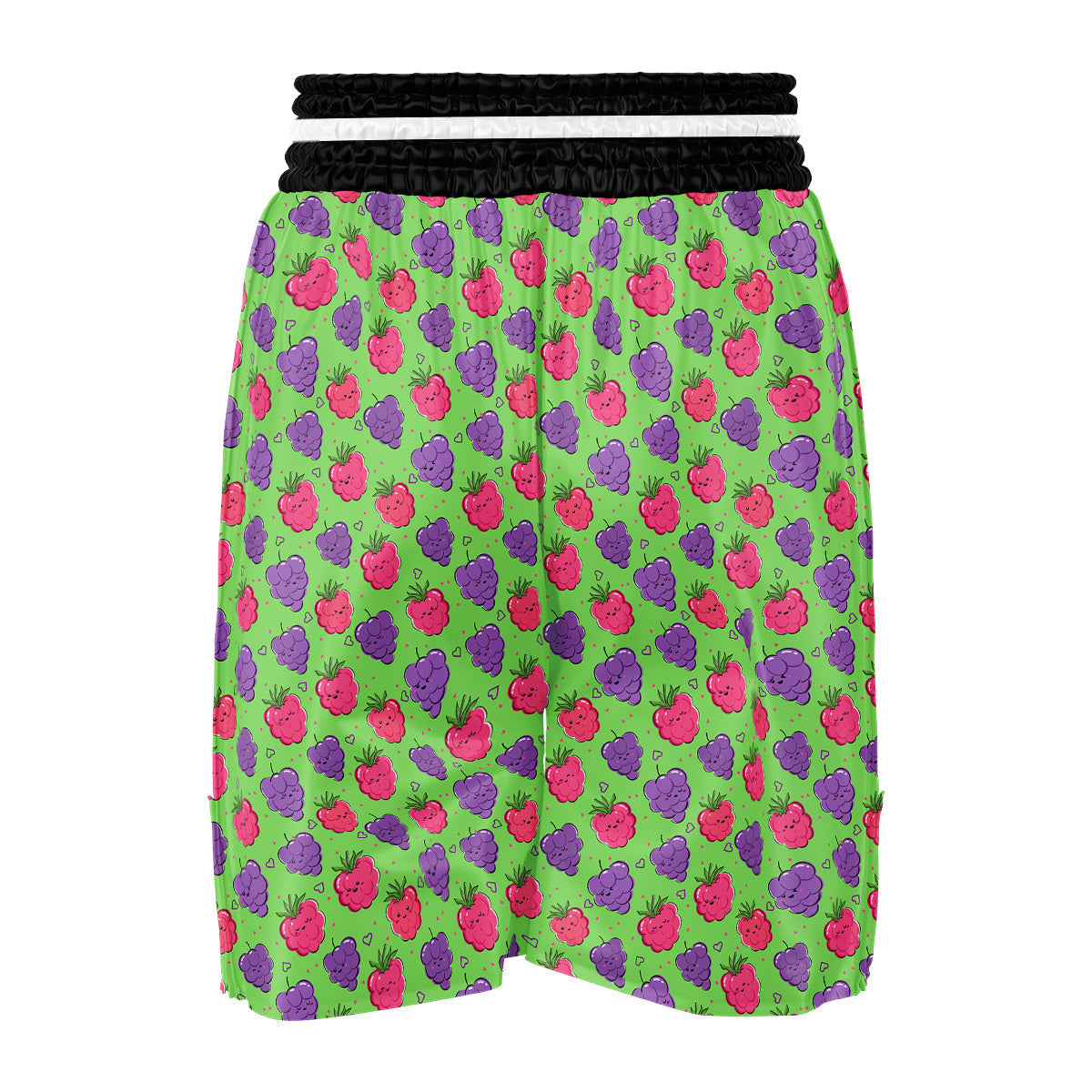Grape Cute Print Pattern Boxing Shorts-grizzshop