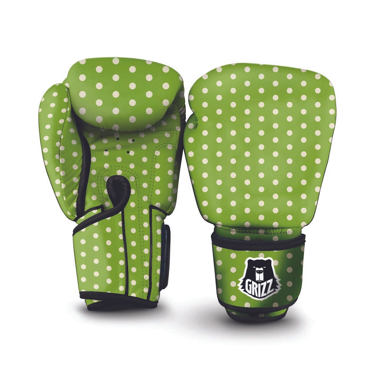 Brown Tiny Polka Dot Boxing Gloves