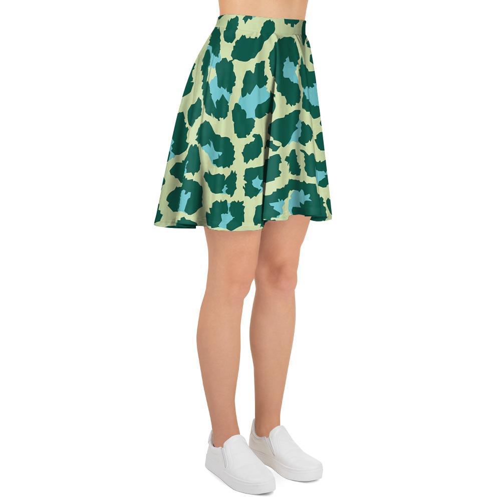 Green Cheetah Women's Skirt-grizzshop