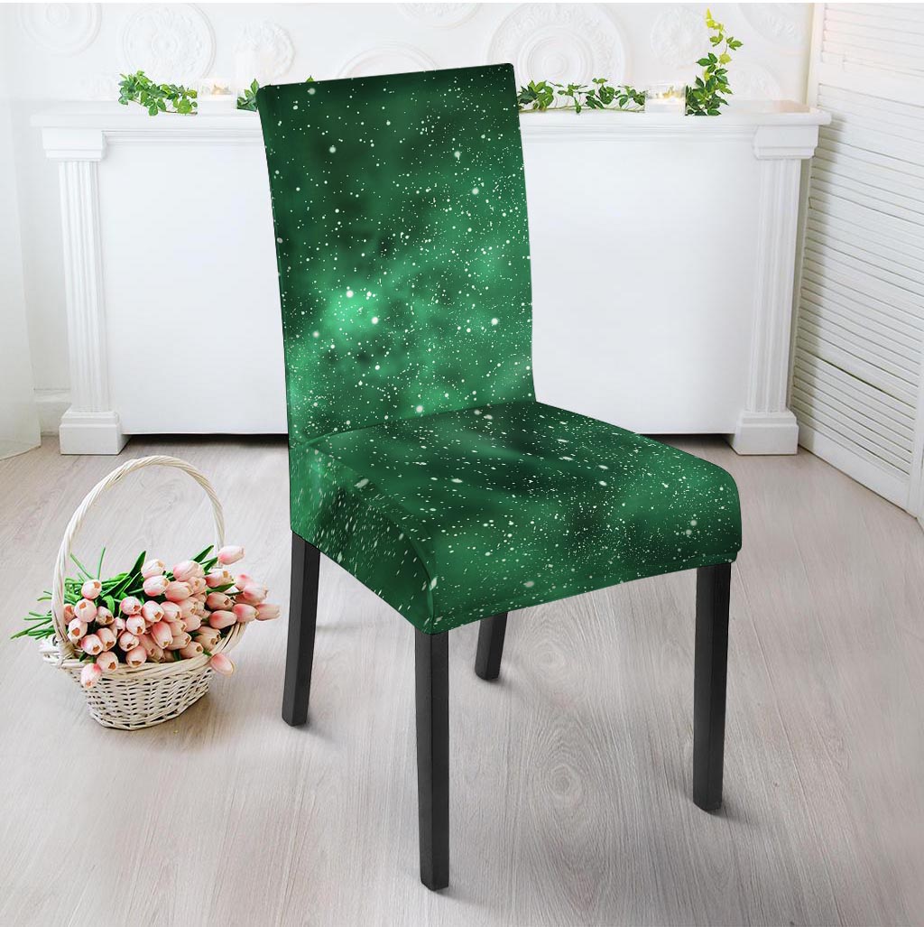 Green Nebula Galaxy Chair Cover-grizzshop