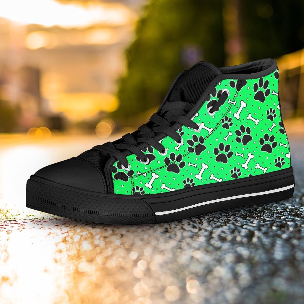 Green Paw Women's High Top Shoes-grizzshop