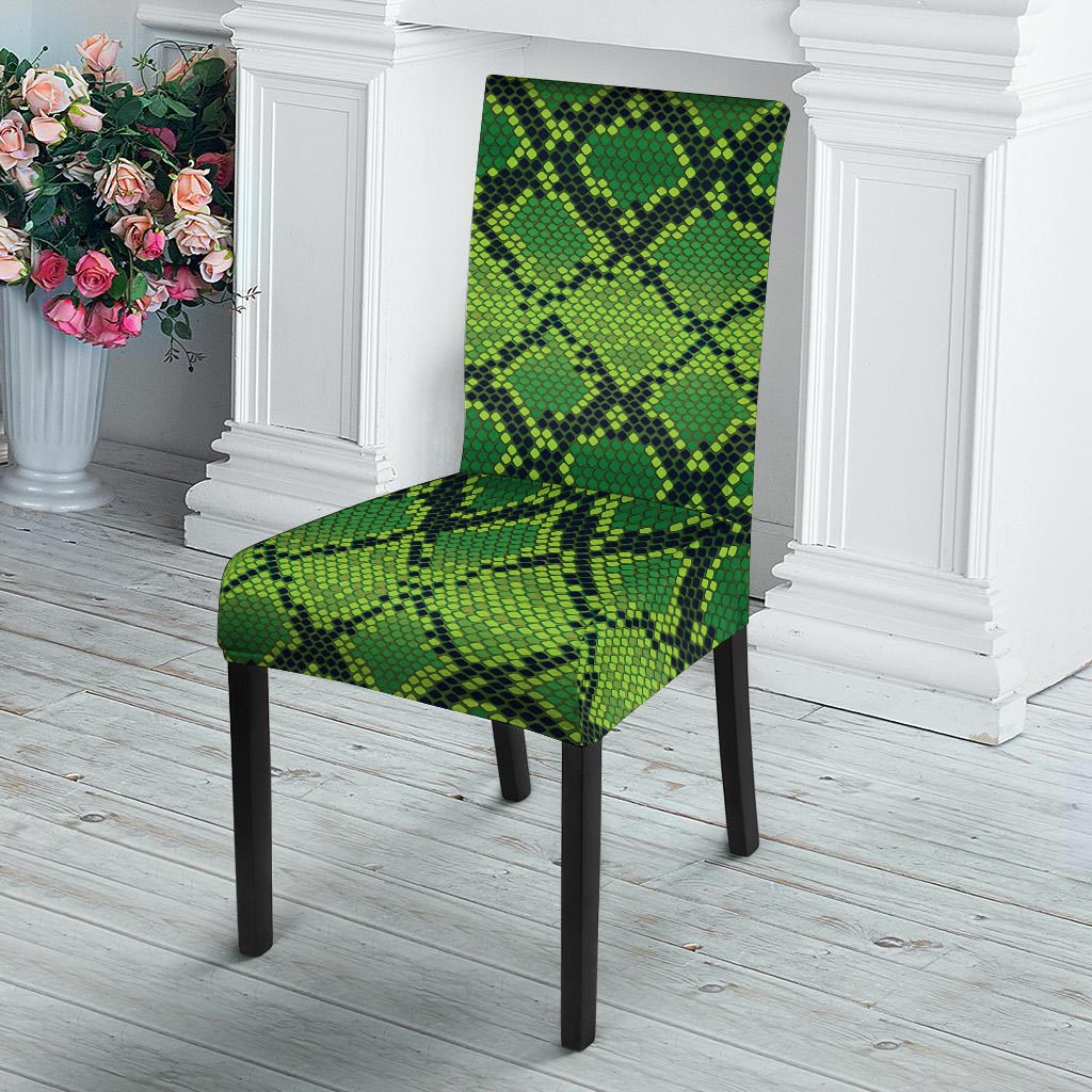 Green Snakeskin print Chair Cover-grizzshop
