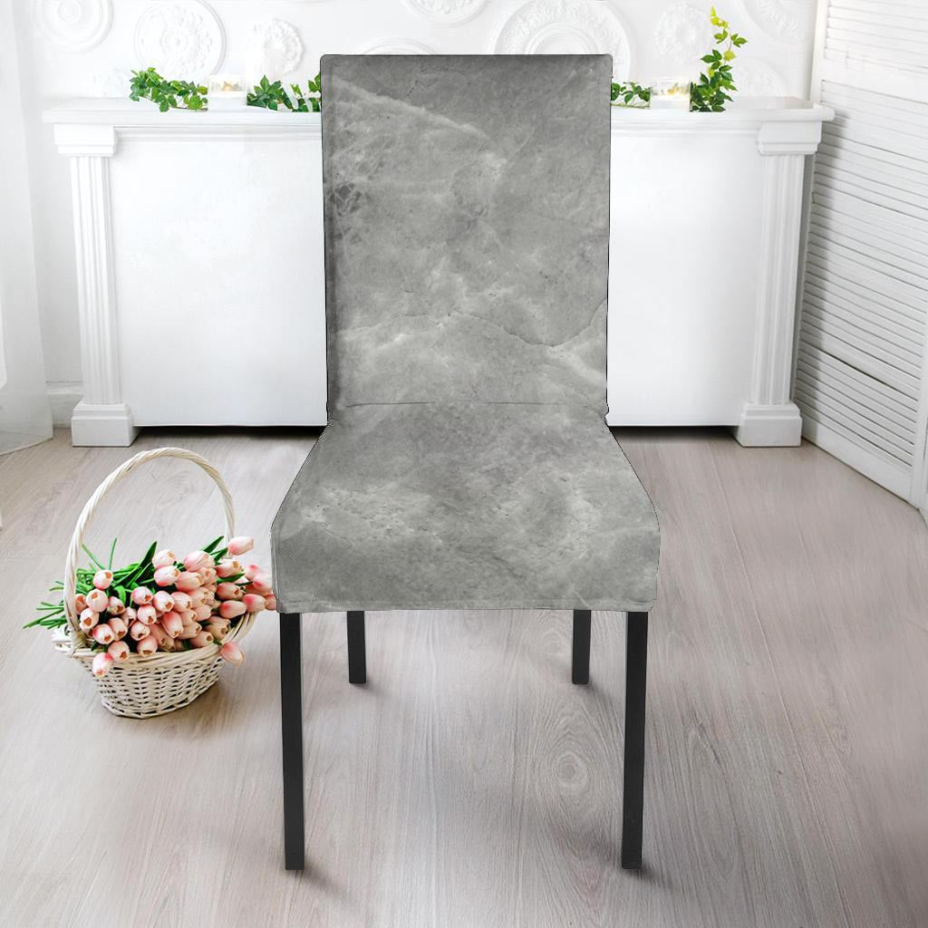 Grey Marble Chair Cover-grizzshop