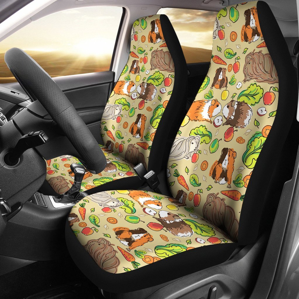 Guinea Pig Pattern Print Universal Fit Car Seat Cover-grizzshop