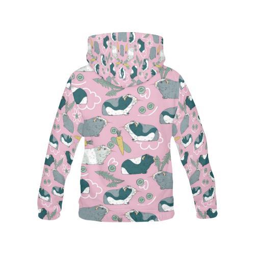 Guinea Pig Print Pattern Women Pullover Hoodie-grizzshop