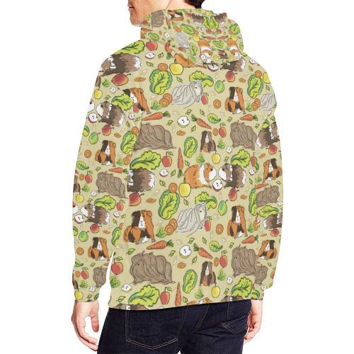 Guinea Pig Pattern Print Men Pullover Hoodie-grizzshop