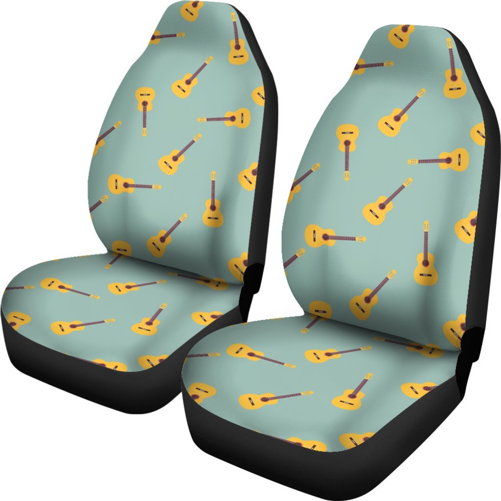 Guitar Print Pattern Universal Fit Car Seat Cover-grizzshop