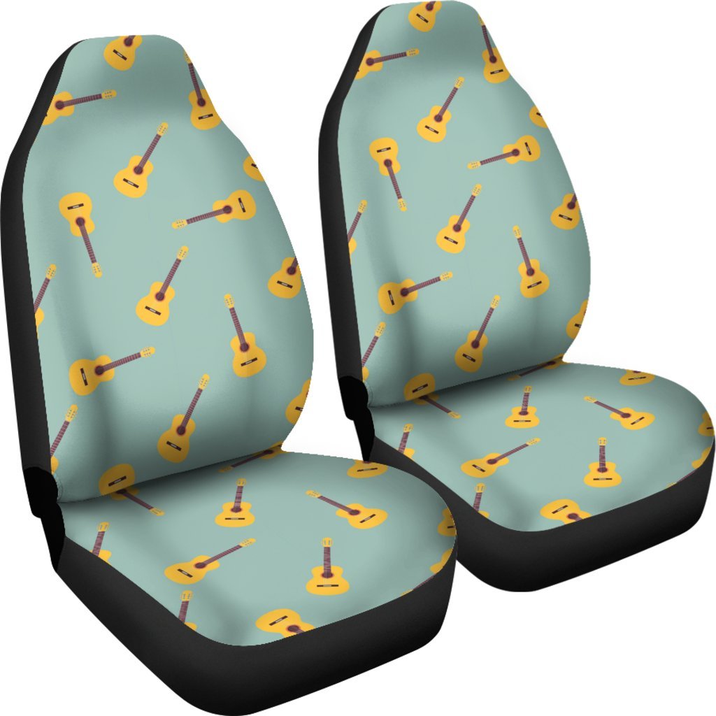 Guitar Print Pattern Universal Fit Car Seat Cover-grizzshop