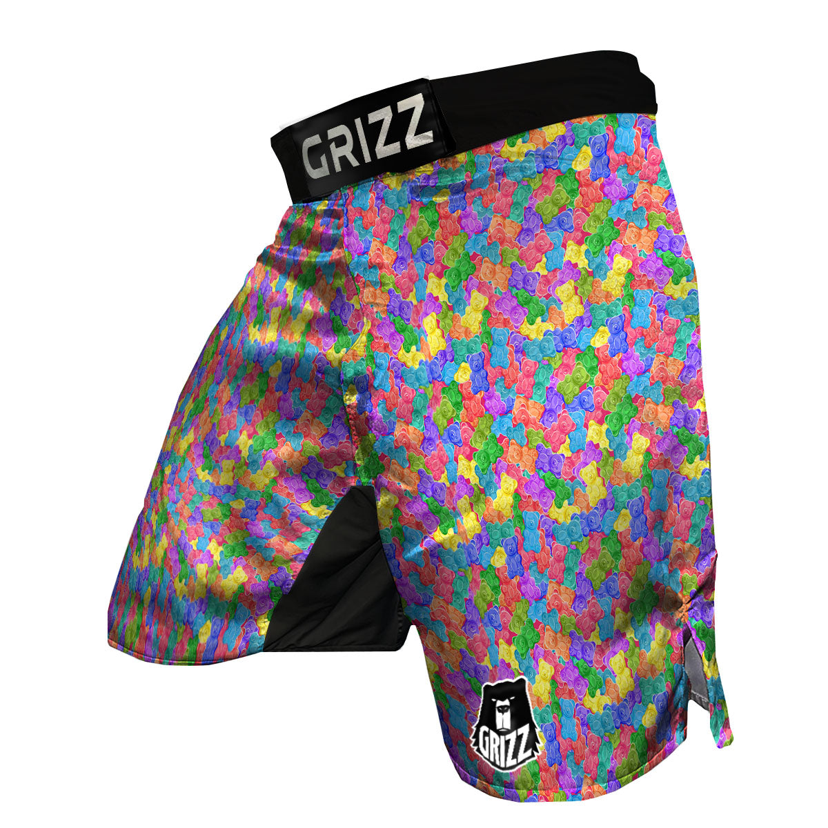 Gummy Bear Colorful Print MMA Shorts-grizzshop