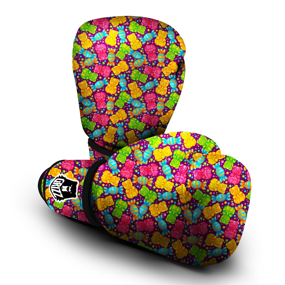 Gummy Colorful Print Boxing Gloves-grizzshop