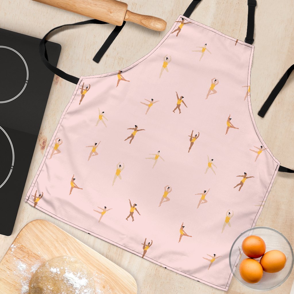 Gymnastics Pattern Print Women's Apron-grizzshop