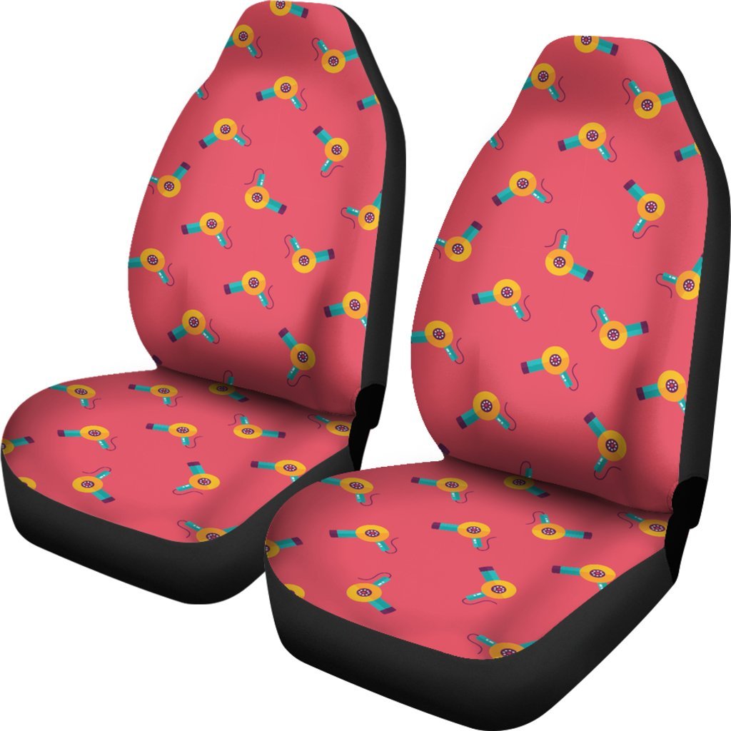 Hair Stylist Pattern Print Universal Fit Car Seat Cover-grizzshop
