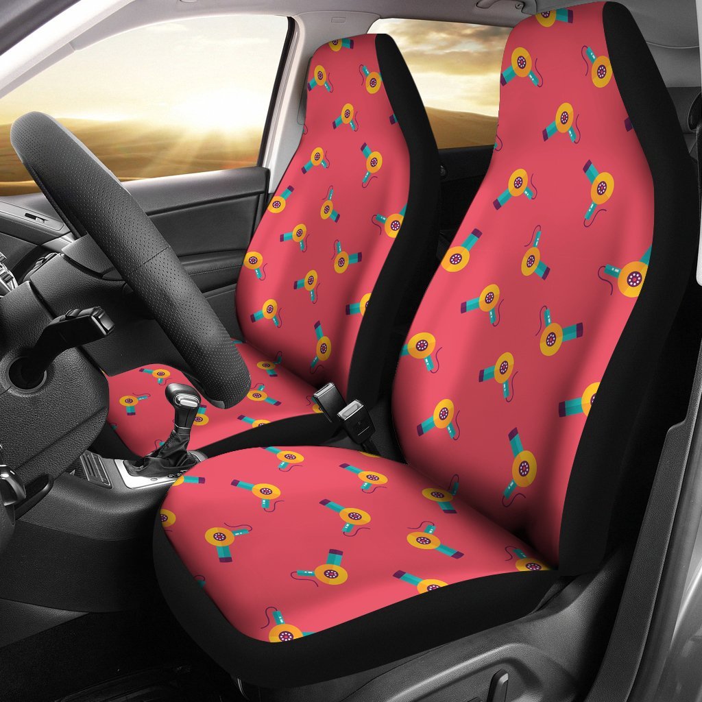 Hair Stylist Pattern Print Universal Fit Car Seat Cover-grizzshop