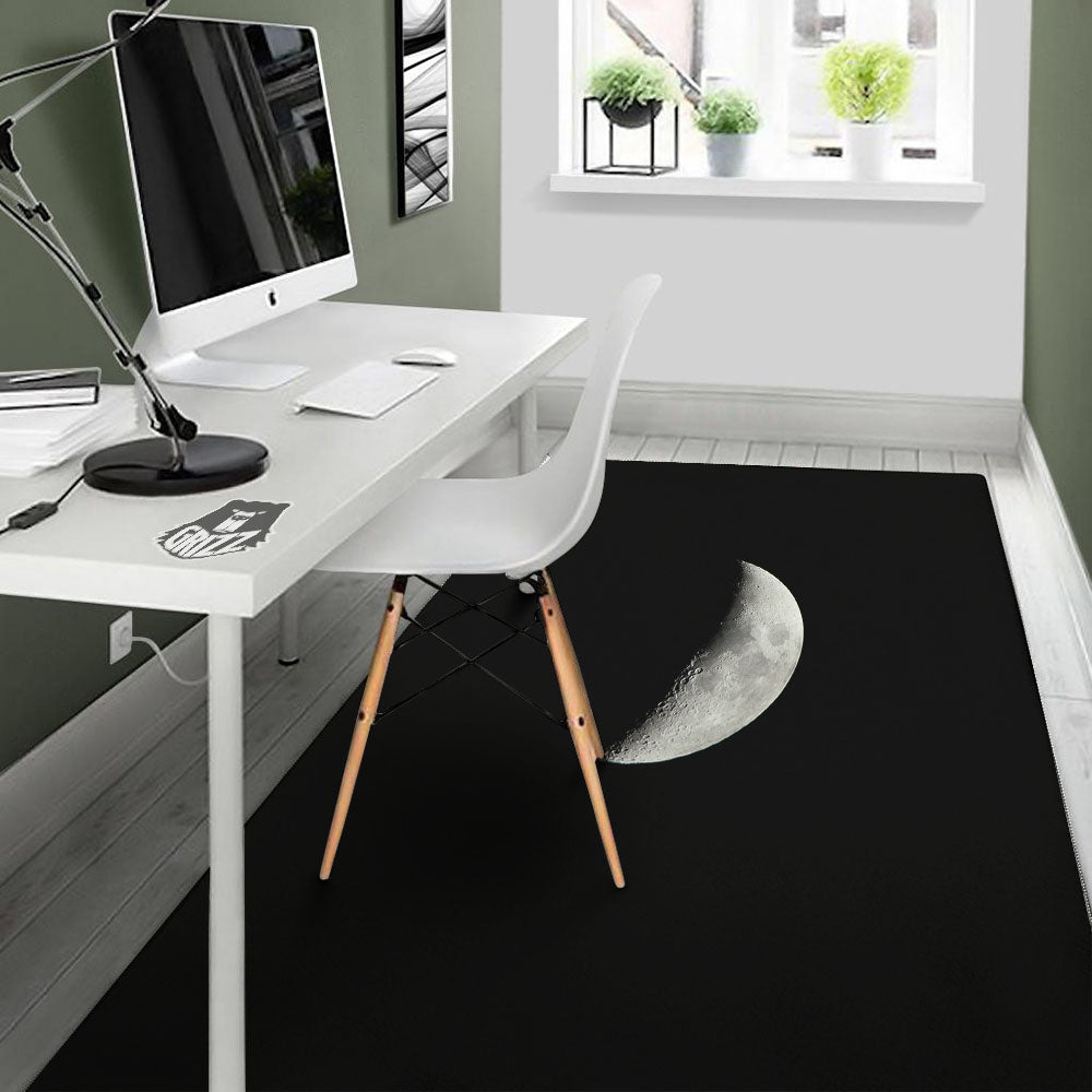 Half Moon Print Floor Mat-grizzshop