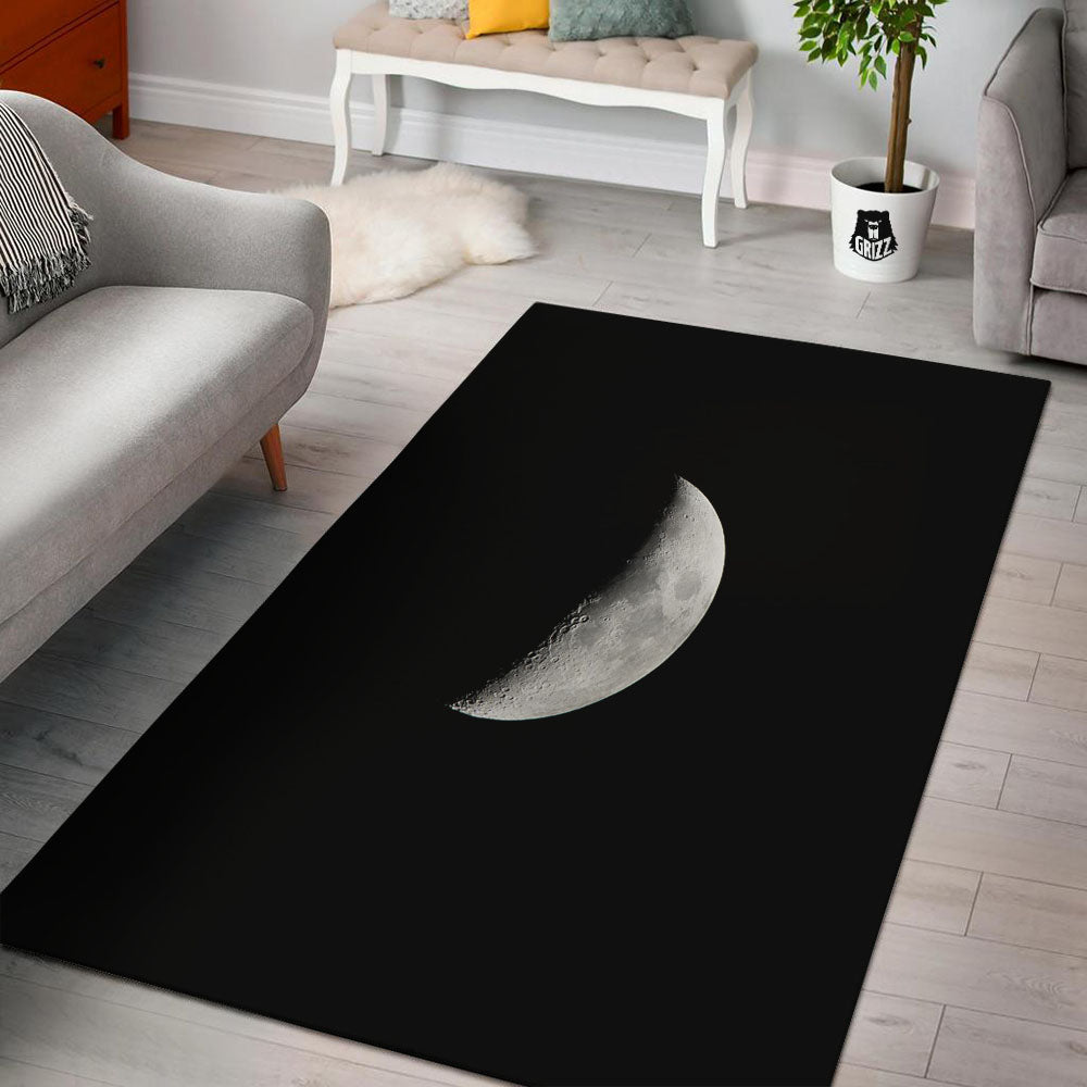 Half Moon Print Floor Mat-grizzshop